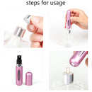 5ml Refillable Portable Mini Perfume Bottle