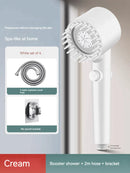 High-Grade Pressurized Bathroom Shower Head With Hose - 2 PCS