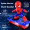 Spider-Man Stunt Skateboard 360 Degree Spinning Musical Toys