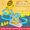 Little yellow duck climbing stairs toy (12 ducks)