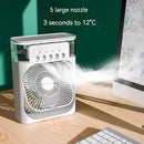 Multifunctional air conditioning fan refrigeration small household chiller electric fan powerful office cooling artifact fog