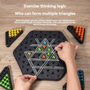 Chain triangle chess game - Strategic Fun for All! Premium Quality, Perfect for Reunions