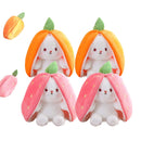 Children's Soothing Toy Pillow Strawberry Rabbit Plush Toy