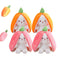 Children's Soothing Toy Pillow Strawberry Rabbit Plush Toy