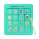 Number slide puzzle toy - children's educational game, exercise intelligence and enhance creativity