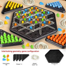 Chain triangle chess game - Strategic Fun for All! Premium Quality, Perfect for Reunions