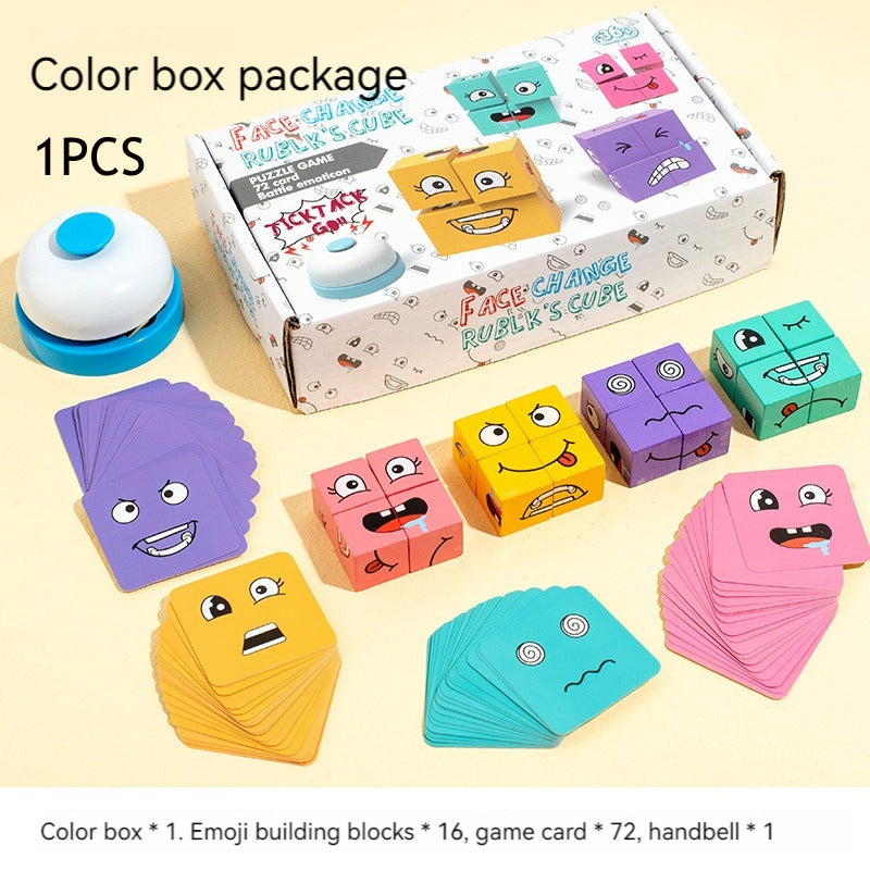 Creative Toy for Cultivating Logical Thinking and Brain Training - Expression Puzzle Blocks, Suitable for Children