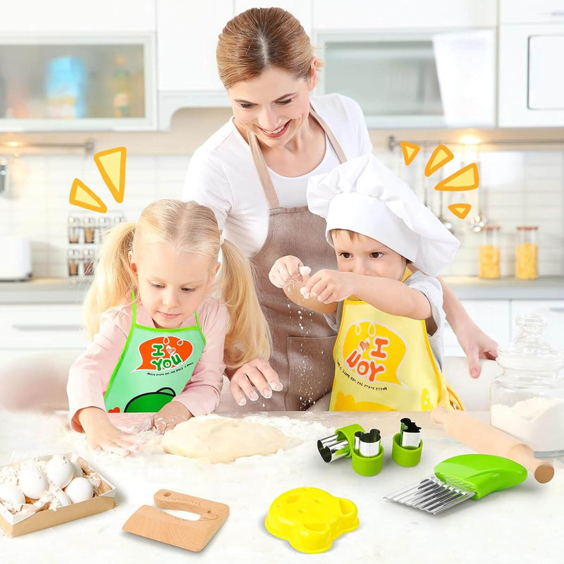 13-Piece Kid-Safe Cooking Knife Set – Fun & Safe Kitchen Tools for Young Chefs